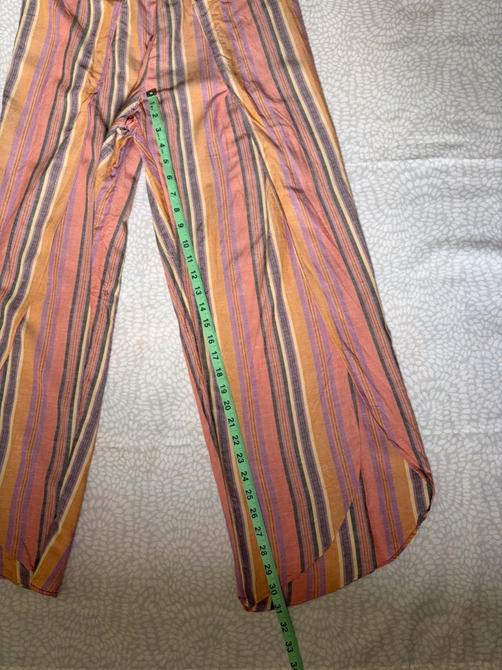 Anthropologie Drew Emerson Strapless Jumpsuit Stripe Linen Size medium - Picture 7 of 7